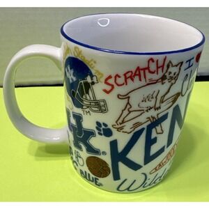 KENTUCKY WILDCATS COFFEE MUG BIG BLUE UK BIG BLUE NATION UK COLLEGE BASKETBALL